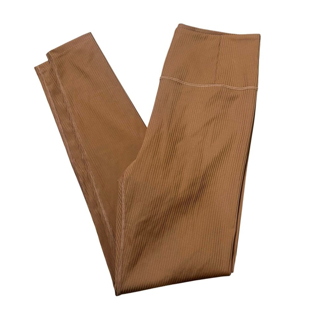 Girlfriend Collective Rib Leggings Rye Brown